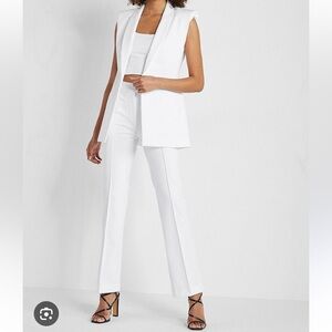 Express High Rise White Pants. Brand New